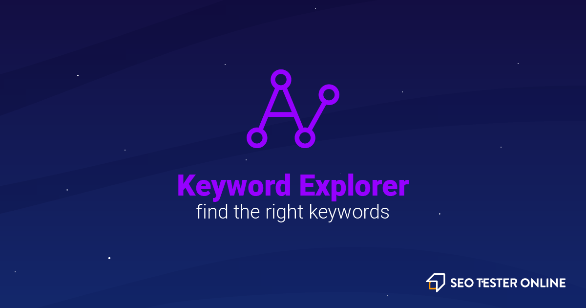 Keyword Explorer Tool 1 Keyword Research Tool for SEO