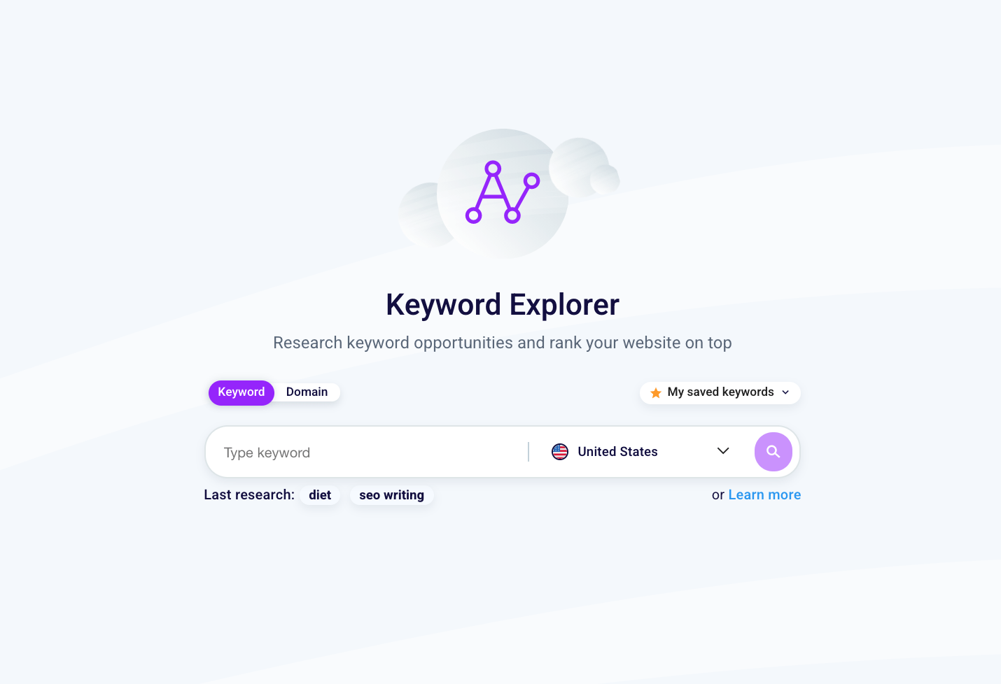 Keyword Explorer Tool
