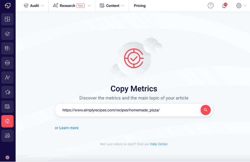 Copy Metrics