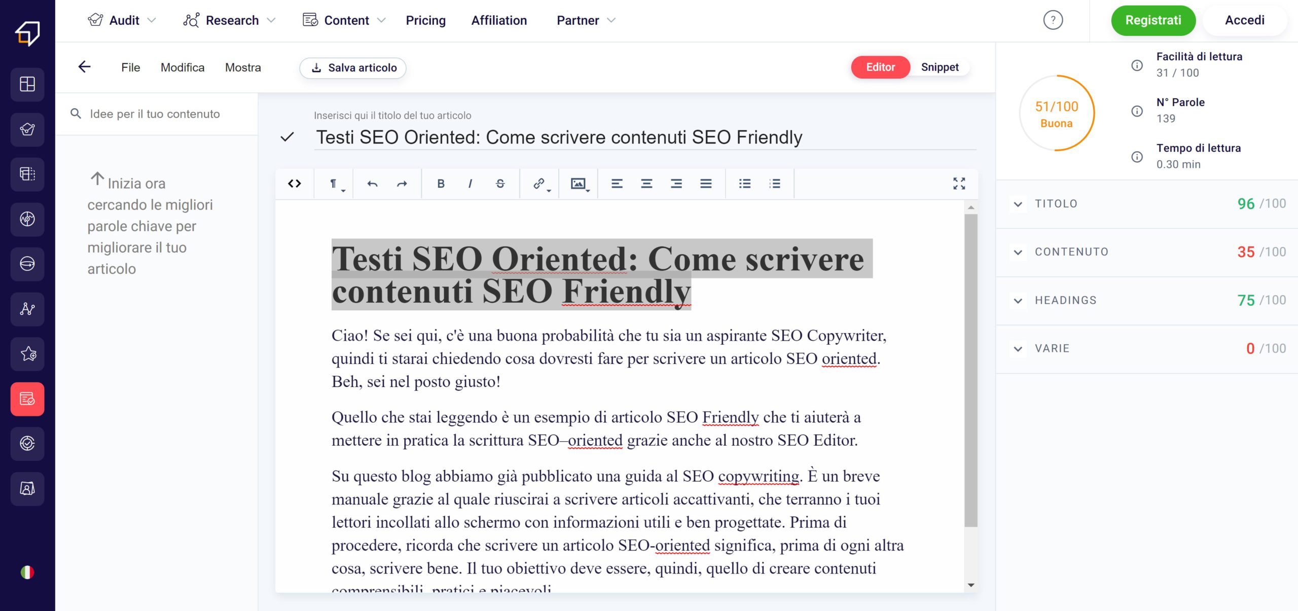 Contenuti SEO