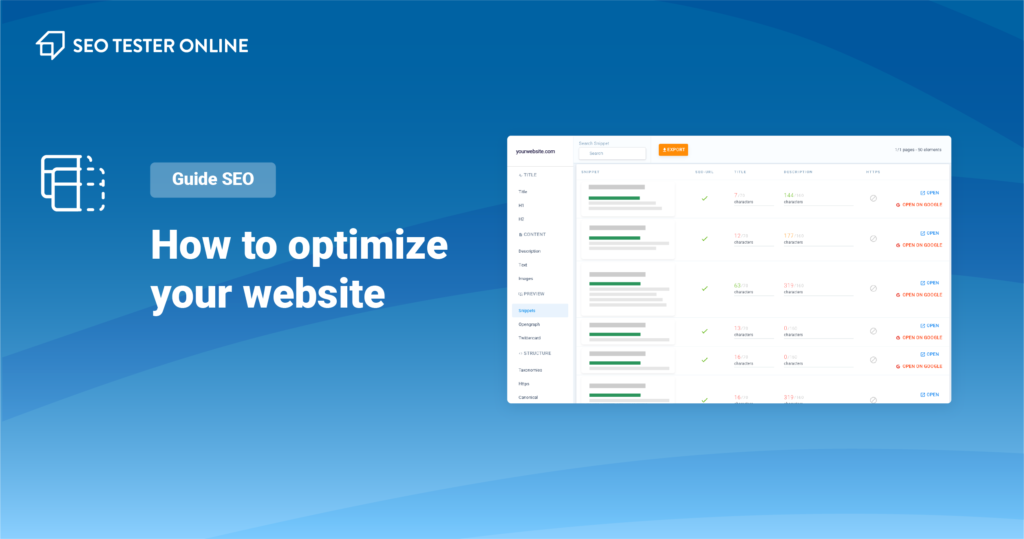 How To Optimize Your Website For Google Seo Tester Online How To Optimize Your Website For Google Seo Tester Online
